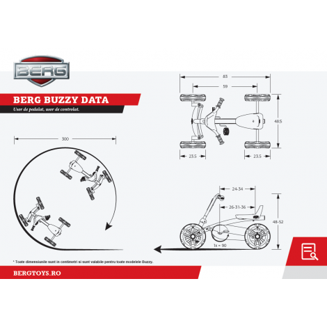 Kart BERG Buzzy Bloom | Pedalare ușoară 2-5 ani - imagine 2