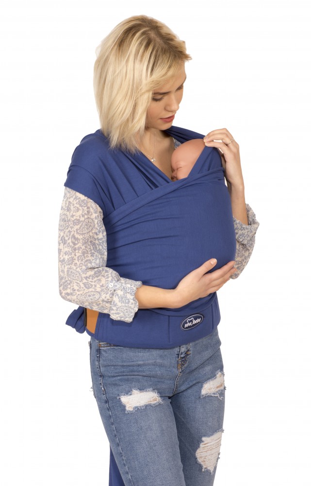 Sal Elastic Sevibebe cu Suport Lombar Albastru - imagine 3
