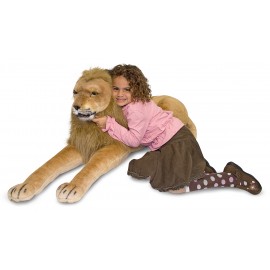 Leu Gigant Plus Melissa & Doug | Jucărie de Pluș Premium