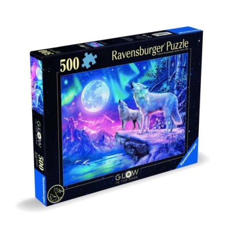 Puzzle Ravensburger 500 Piese Urletul Lupilor - imagine 2