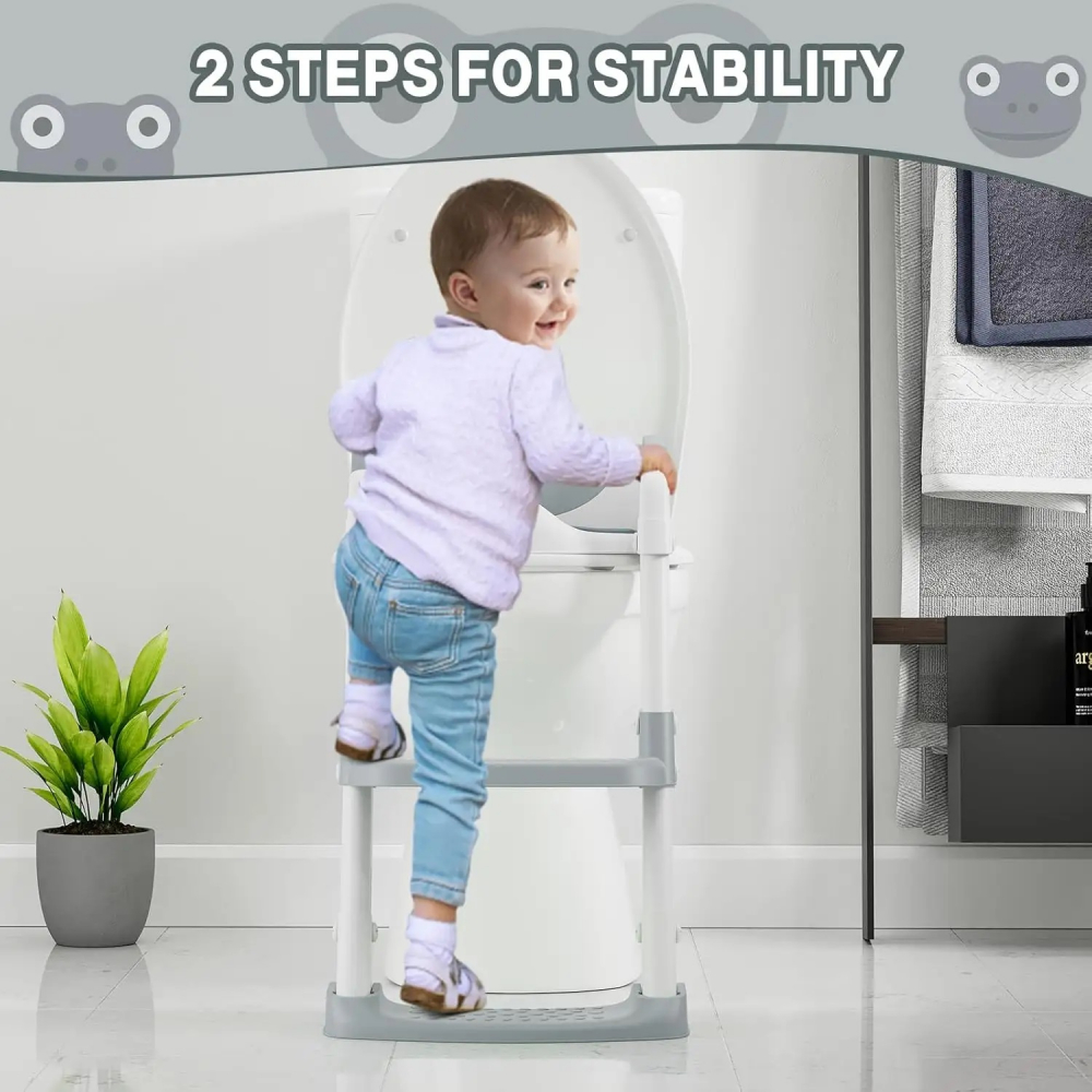 Reductor WC Little Mom Frog - Autonomie sigură - imagine 5