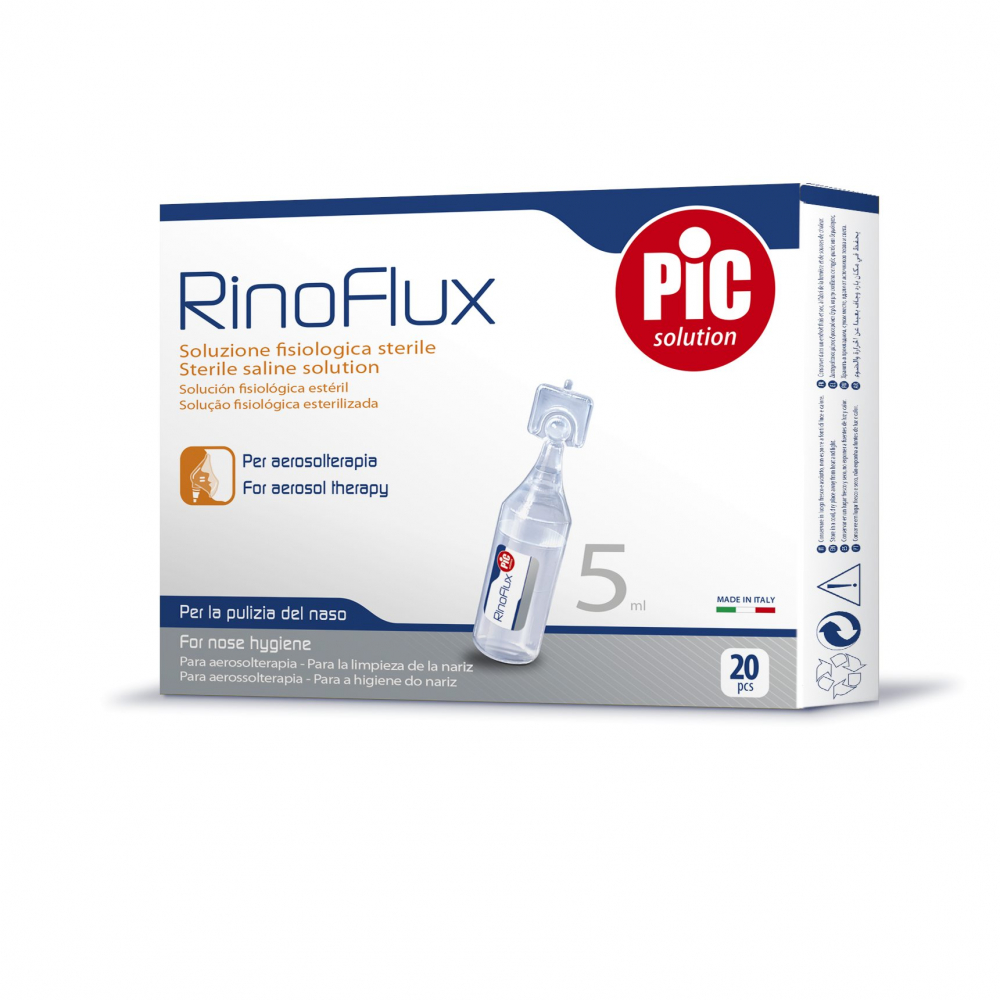 Ser fiziologic RinoFlux 0,9% | 20 fiole PIC Solution