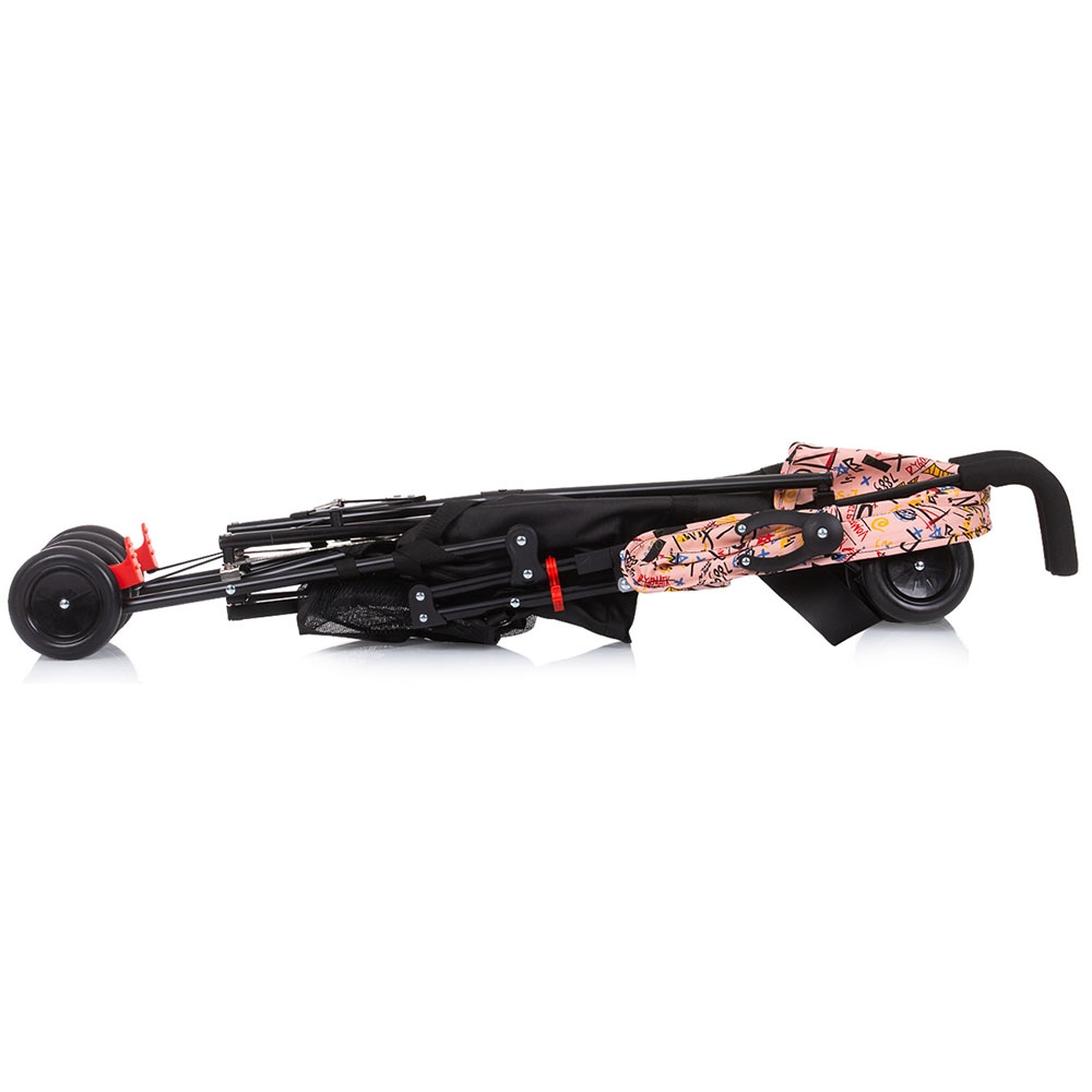 Carucior Sport Chipolino Amaya Pink Graffiti, Compact - imagine 2