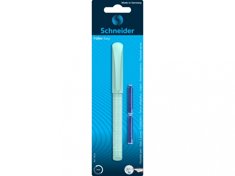 Stilou Schneider Easy Verde + 2 Patroane