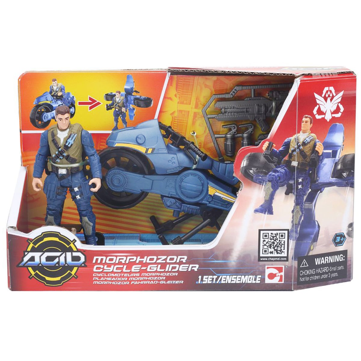 ACID Morphozor Cycle-Glider Figurina Transformabila