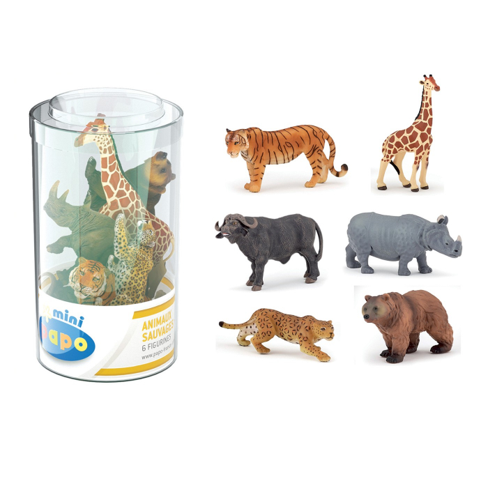 Papo Set 6 Minianimale Sălbatice | Jucării Educaționale