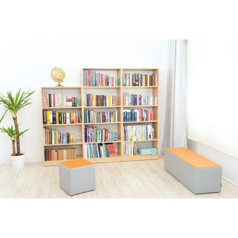 Dulap bibliotecă Moje bambino, 4 rafturi spațioase - imagine 2