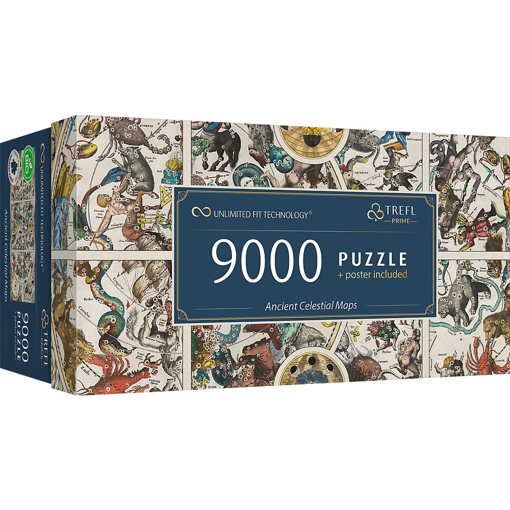 Puzzle Trefl 9000 piese Hărți Antice