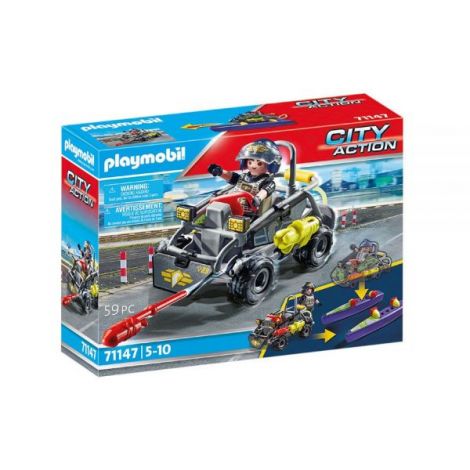 Playmobil Vehicul SWAT Teren/Apa - imagine 6