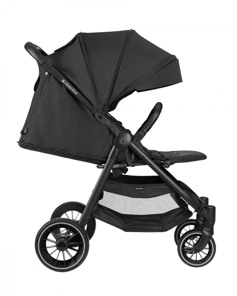 KikkaBoo Sarah Black, Carucior 0-48 luni, Piele Eco - imagine 2