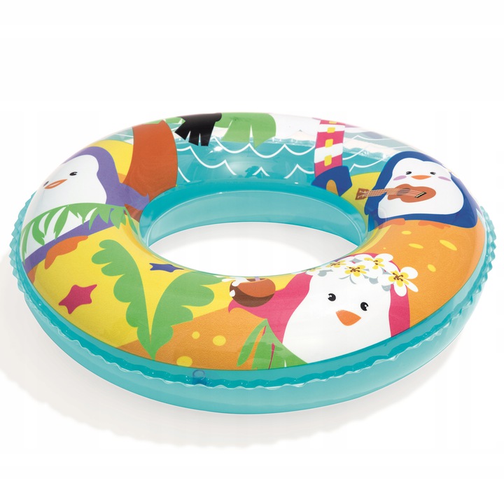 Colac Gonflabil Copii Pinguin 51 cm Bestway - imagine 2
