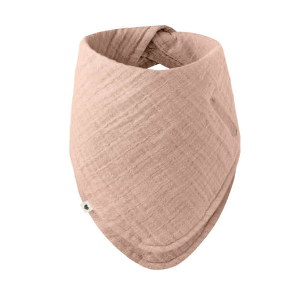 Bavetică Bandana Bibs Blush cu buzunar suzetă - imagine 2