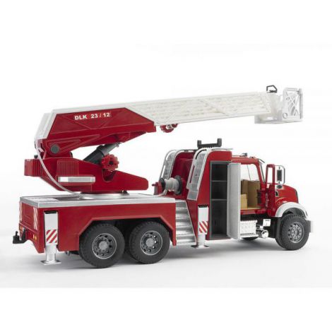Bruder Camion Pompieri Mack Granite cu Scară - imagine 6