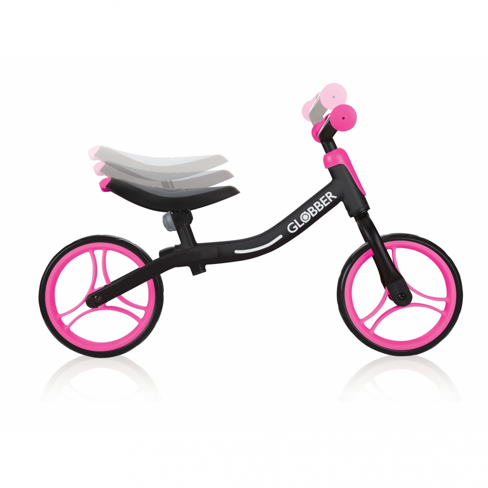 Bicicleta fara pedale Globber Go Bike Roz - imagine 3