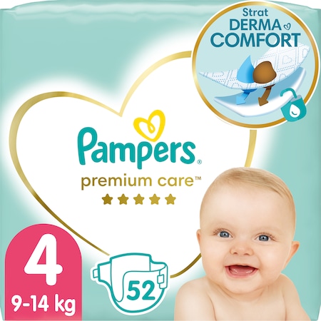 Scutece Pampers Premium Care 4, 9-14 kg, 52 buc - imagine 7
