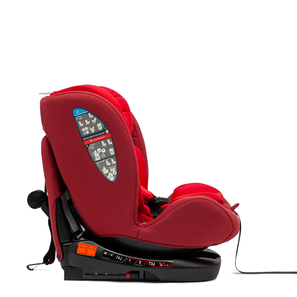 Juju Total 360 i-Size Rosu | Scaun Auto Rotativ 0-12 Ani - imagine 3