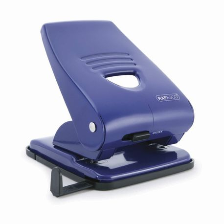 Perforator Rapesco 835, 40 coli, metalic, albastru