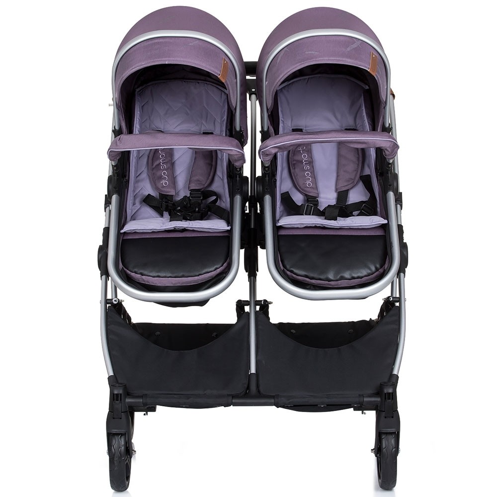 Carucior Gemeni Chipolino Duo Smart 2 in 1, Lilac - imagine 6