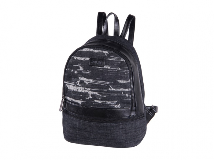Rucsac Pulse Firenze Black Jeans, Stil Denim