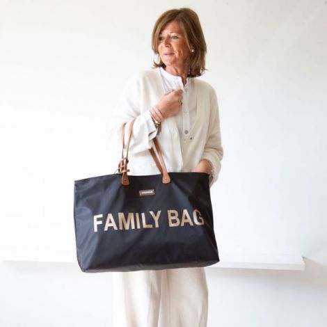 Childhome Family Bag Negru | Geanta Spatioasa Practica - imagine 2