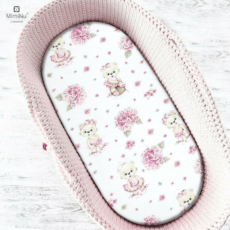 Cearceaf MimiNu Pink Ballerina - Confort sigur