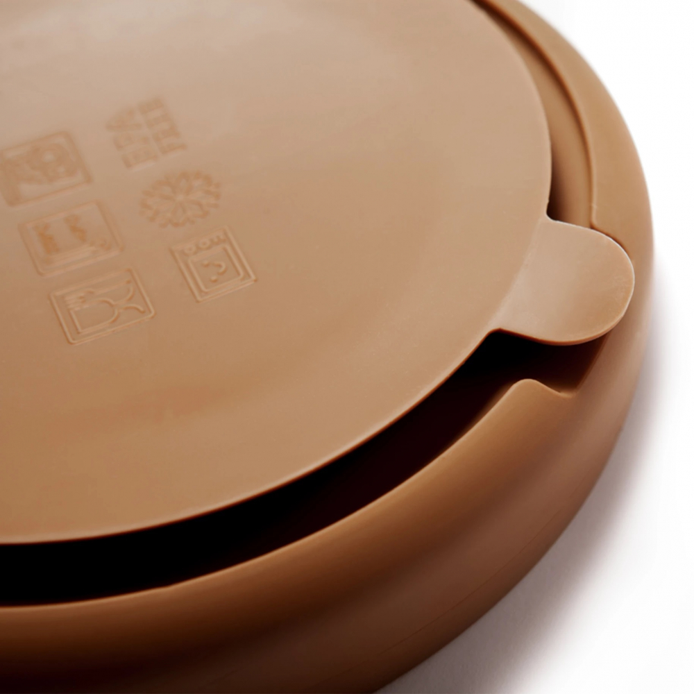 Farfurie silicon 3 compartimente Kidnort cu ventuza - imagine 4