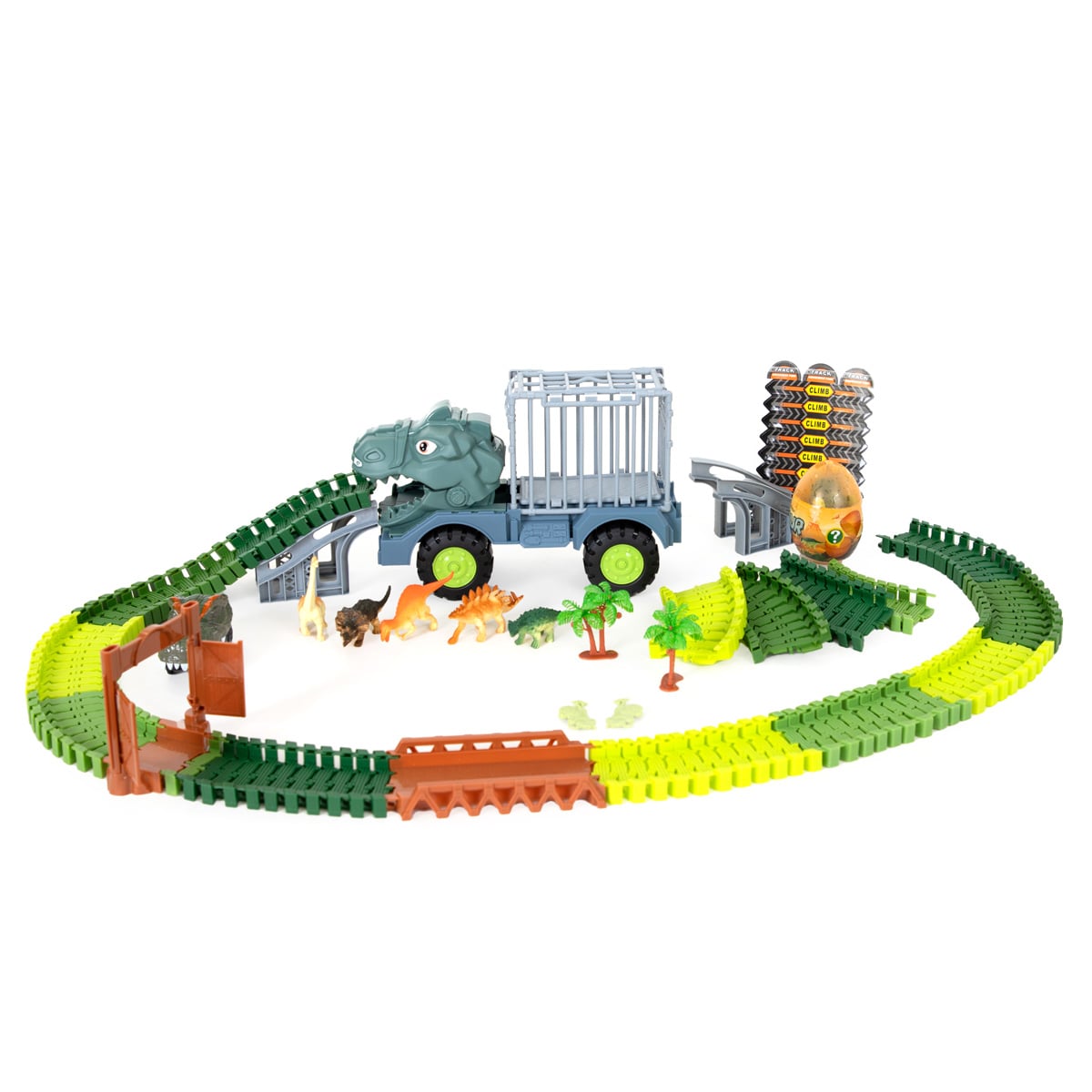 Set Camion și Pistă Dino World, Crazoo