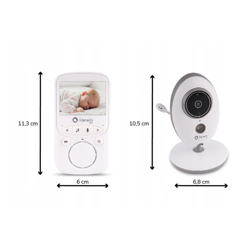 Video monitor Babyline 5.1 Overmax | 2 Camere, Lionelo - imagine 9