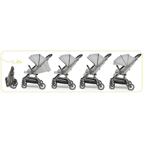 Skiddou Mell Onyx - Carucior ultracompact 7.5kg - imagine 7