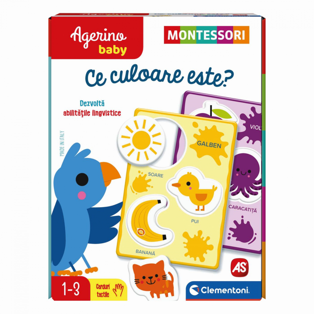 AGERINO Montessori Joc Culori pentru Copii