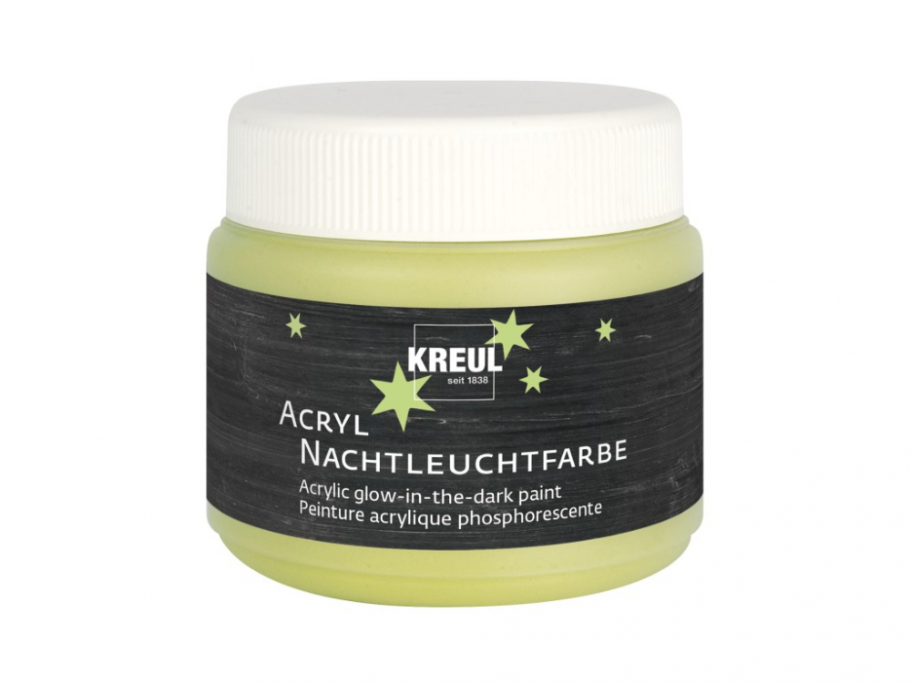Vopsea Acrilică Glow-in-the-Dark Verde | Kreul