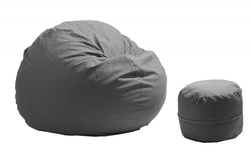 Fotoliu Pufrelax King Size Grey Memory Mix - imagine 7
