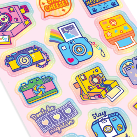 Abtibilduri Holografice Ooly Cute Cameras - imagine 3