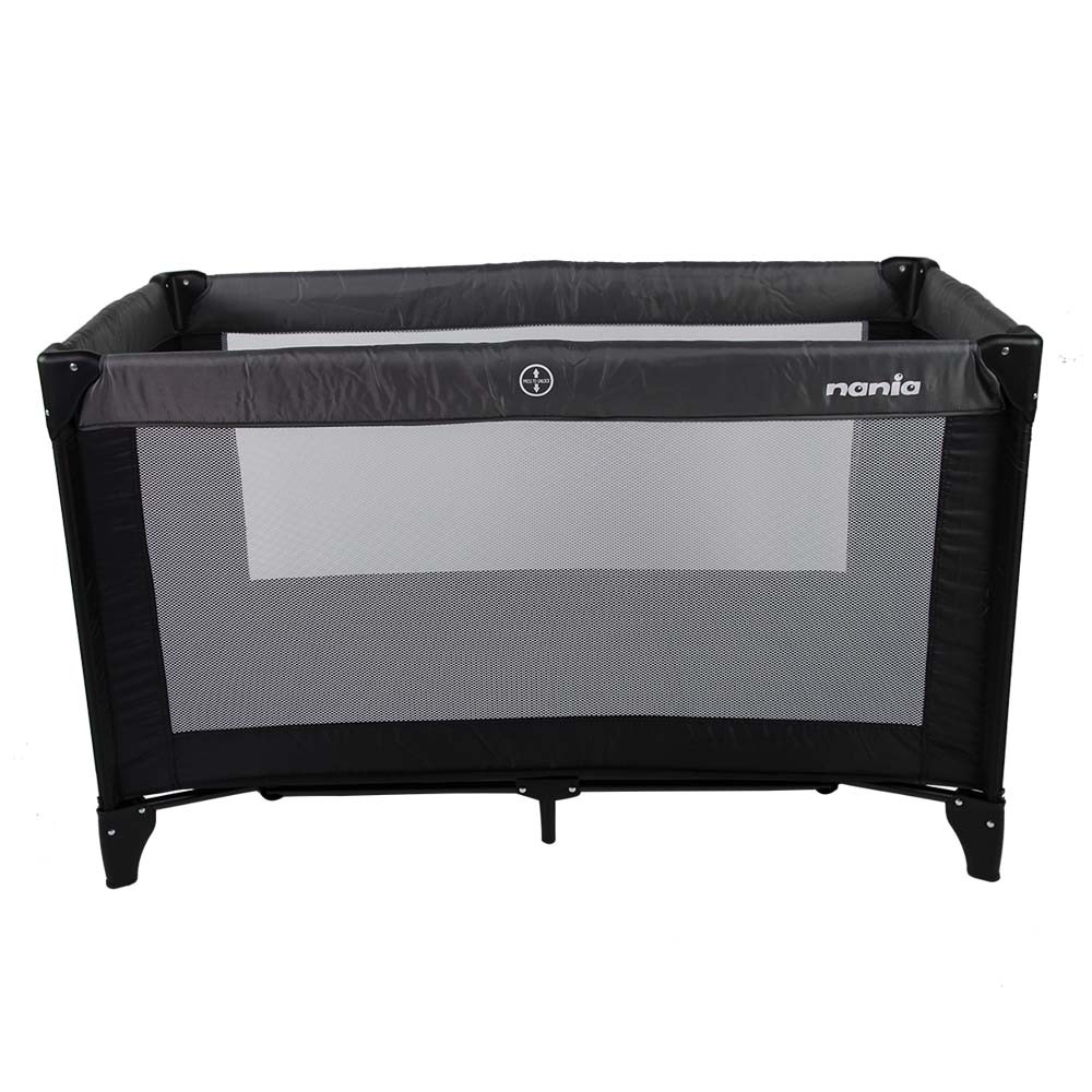 Pat de voiaj Nania Soda Grey, 2 nivele, pliabil