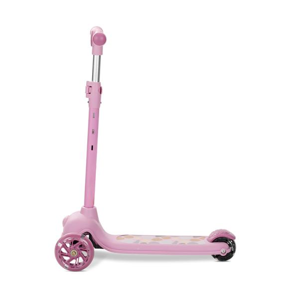Trotineta Lorelli Jetster Pink pentru Copii, Roti LED