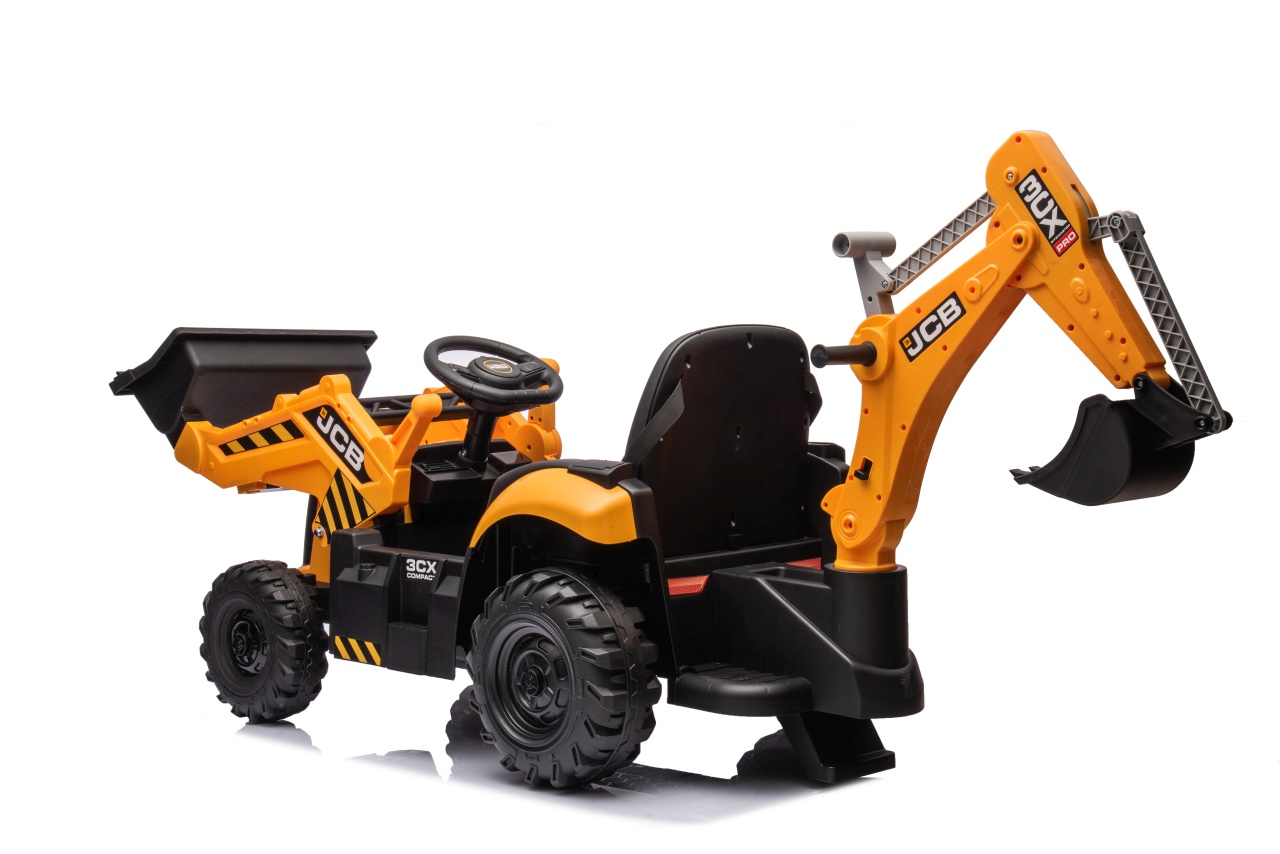 Tractor Excavator JCB 2 in 1 Electric Galben - imagine 7