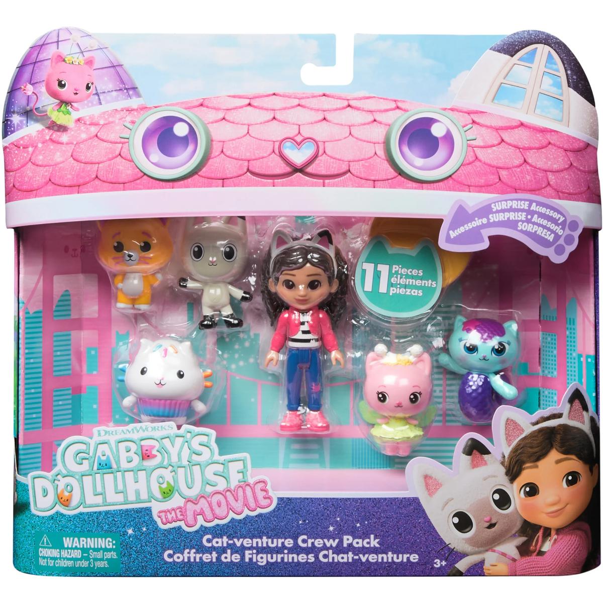 Set Figurine Gabby's Dollhouse Cat-venture Crew