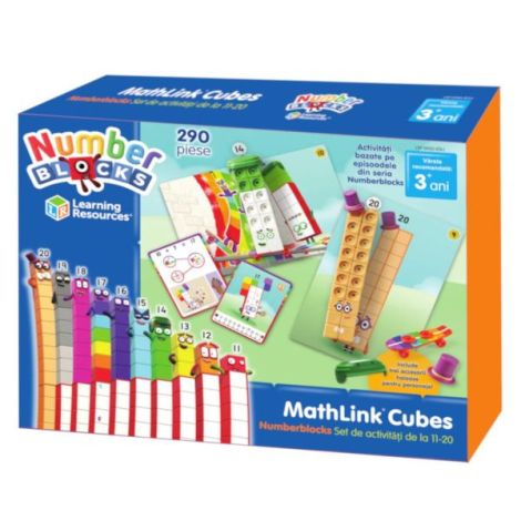 MathLink Cubes Numberblocks 11-20 Learning Resources