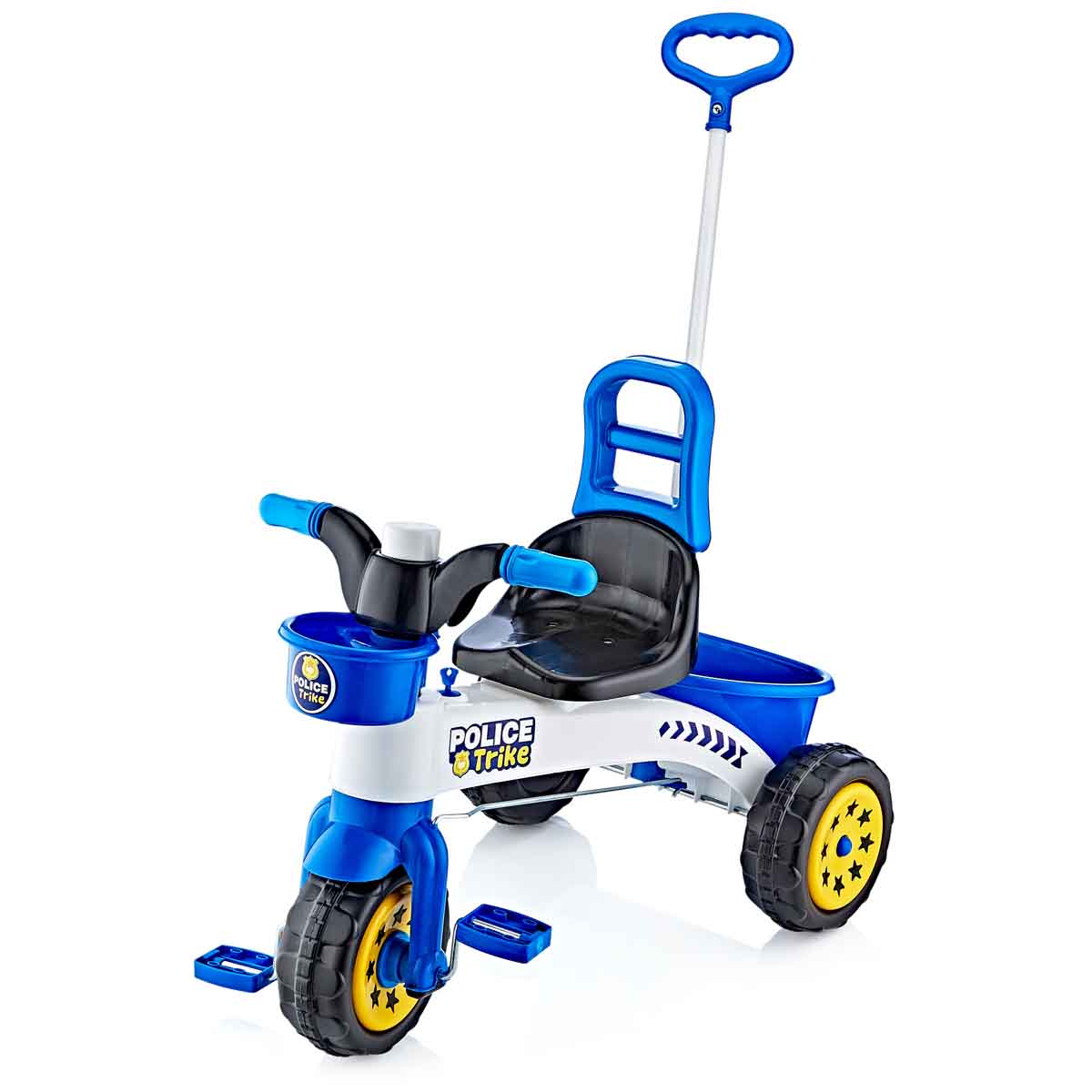 Tricicleta Politie cu Maner Guclu Toys