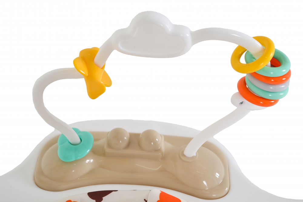 Jumper Moni Magic Fun Beige cu Scaun Rotativ 360° - imagine 4