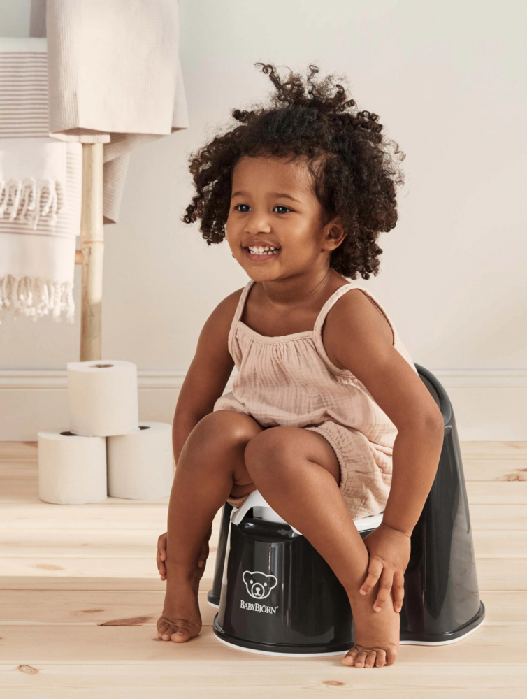 Olita BabyBjorn BlackWhite, confortabilă și stabilă - imagine 4
