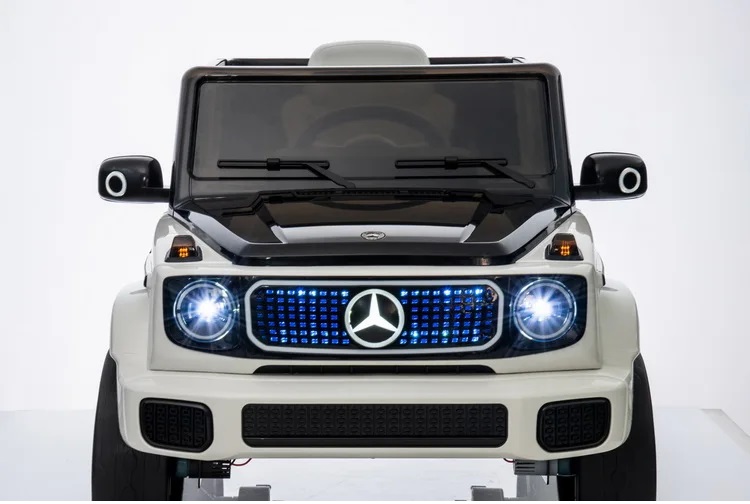 Masina Electrica Mercedes EQG 12V, 2.4G, Roti EVA - imagine 6
