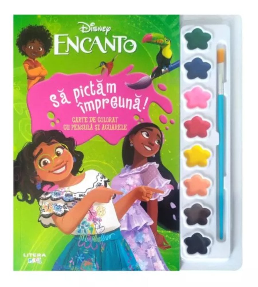 Litera Disney Encanto Carte Colorat cu Pensula