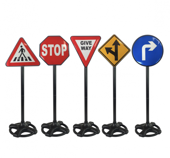 Set 5 semne circulatie 82 cm Krista | Educativ