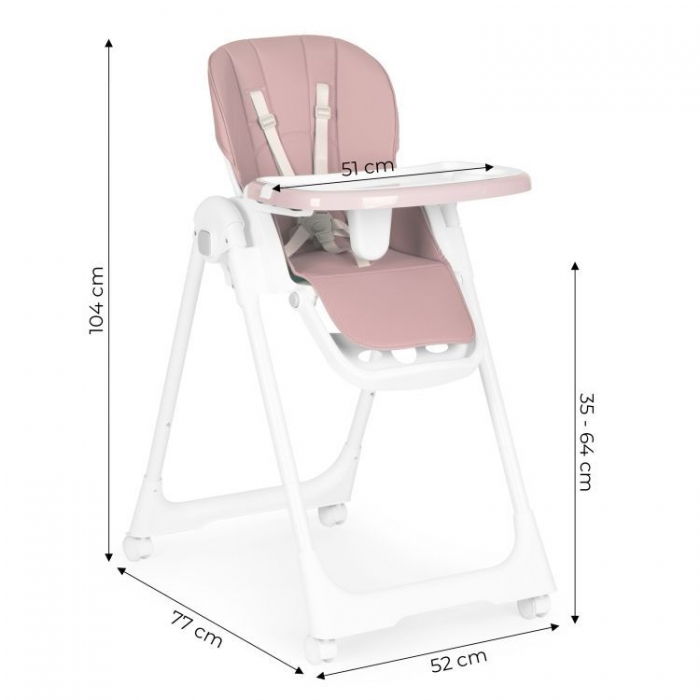 Scaun de masa Ecotoys HA-013 Roz