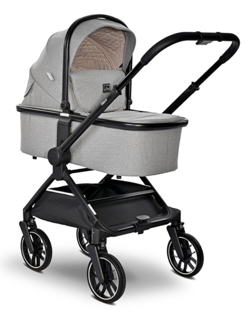 Carucior 3 in 1 Lorelli Reya Grey, Maner Reversibil