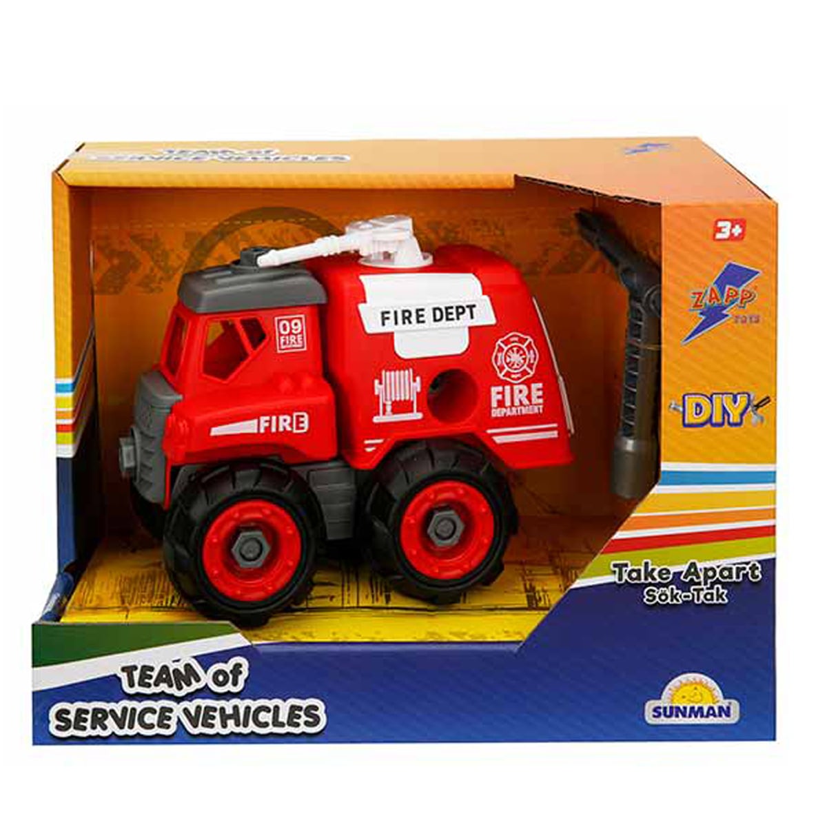 Camion Pompieri Zapp Toys cu Accesorii