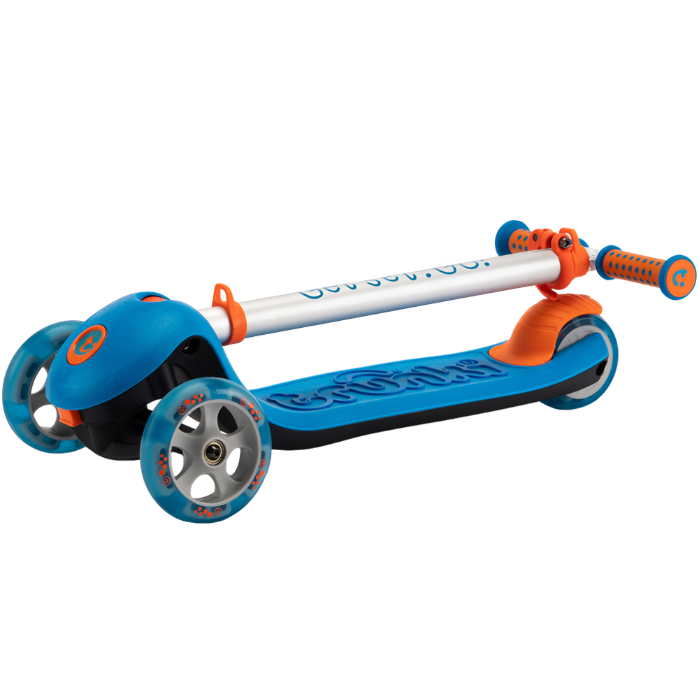 Trotineta Trunki Albastru Pliabilă, Ghidon Reglabil - imagine 3