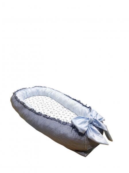 Baby Nest MyKids Ancora Blue - Confort și Siguranță - imagine 4