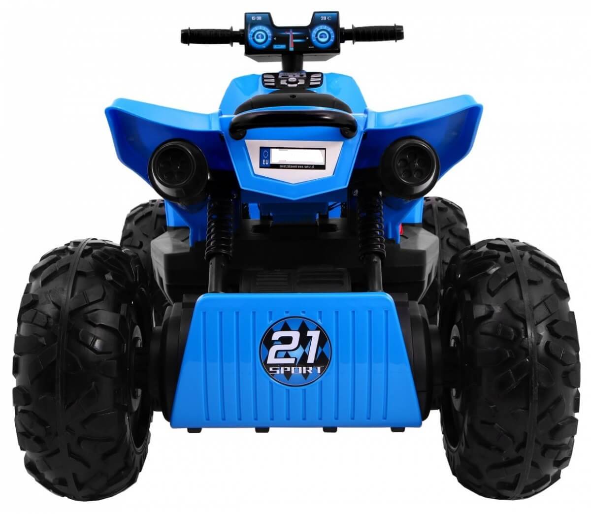 ATV Electric Copii QUAD SPORT RUN 4X4 Albastru - imagine 4